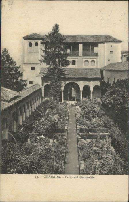 Granada Andalucia Granada Patio Generalife