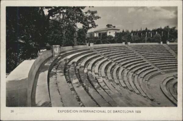 Barcelona Cataluna Barcelona Exposicion Internacional Teat