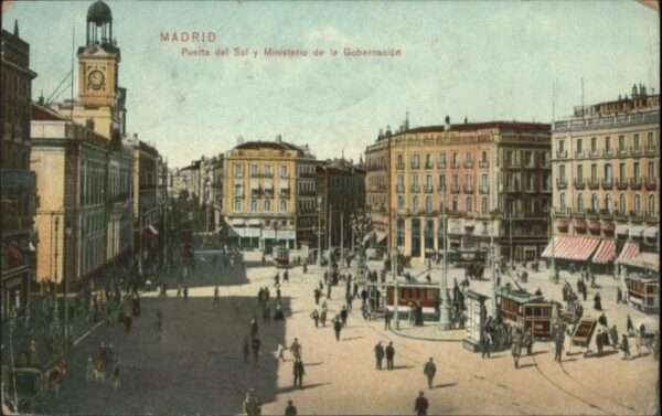 Daganzo de Arriba Madrid Strassenbahn Puerta Sol Minister