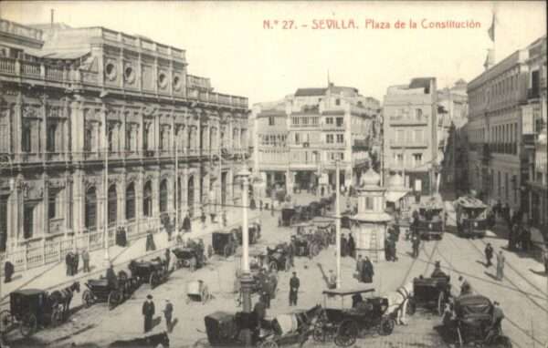 Sevilla Andalucia Sevilla Strassenbahn Plaza Constitucion