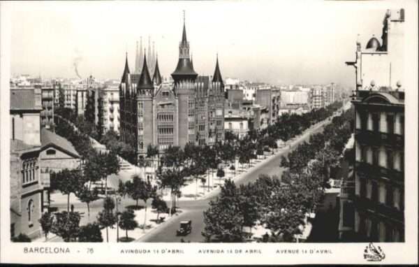 Barcelona Cataluna Barcelona Avendia 14 de Abril