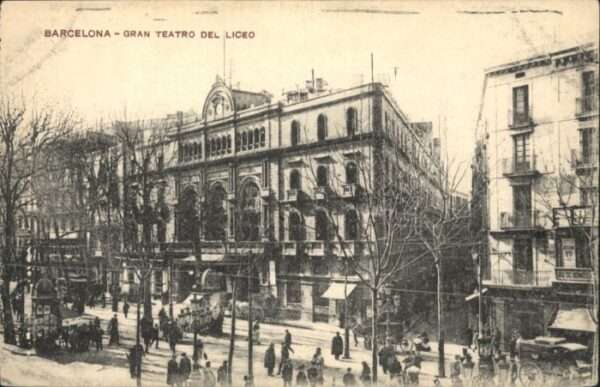 Barcelona Cataluna Barcelona Gran Teatro Liceo