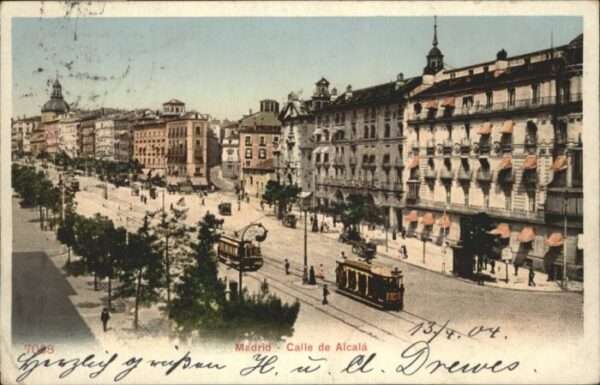 Daganzo de Arriba Madrid Strassenbahn Calle Alcala