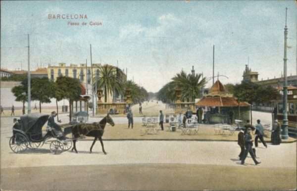 Barcelona Cataluna Barcelona Paseo Colon