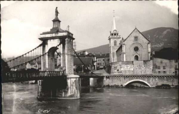 Seyssel Haute-Savoie Le Pont sur le Rhone