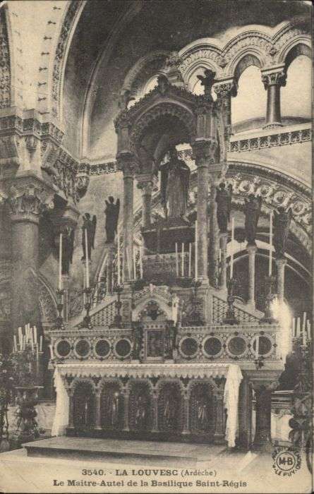 Lalouvesc Le Maitre Autel de la Basilique Saint R