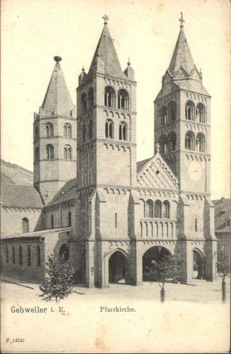 Gebweiler Elsass Pfarrkirche