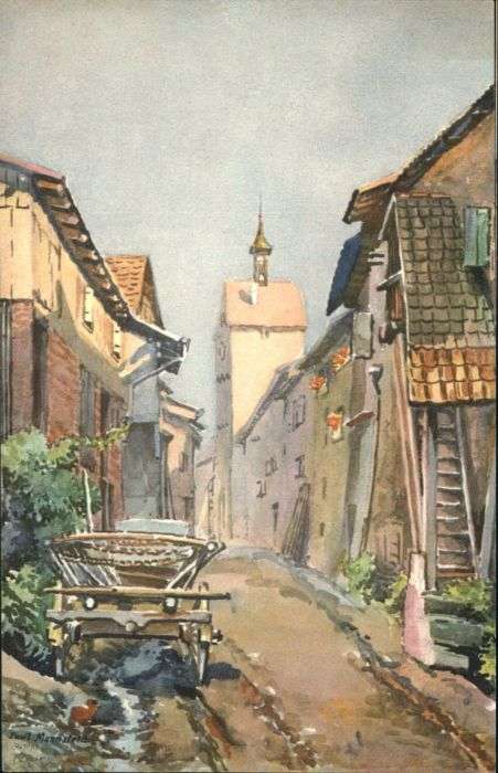 Riquewihr Künstler P. M. Le Rempart