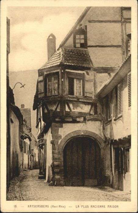 Kaysersberg La Plus Ancienne Maison