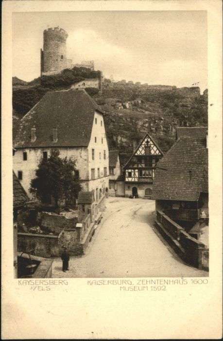 Kaysersberg Kaiserburg Zehntenhaus Museum