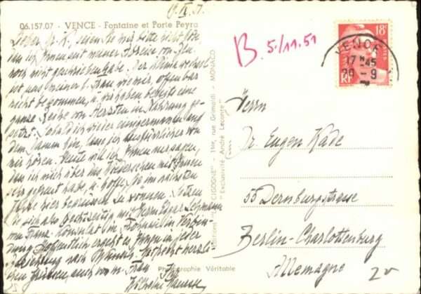Vence Fontaine Porte Peyra – Bild 2