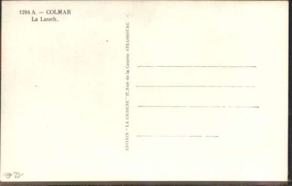 Colmar Haut Rhin Elsass Colmar La Lauch – Bild 2