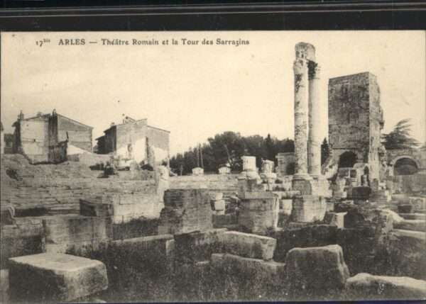 Arles Bouches-du-Rhone Arles Theatre Romain la Tour des Sarraz