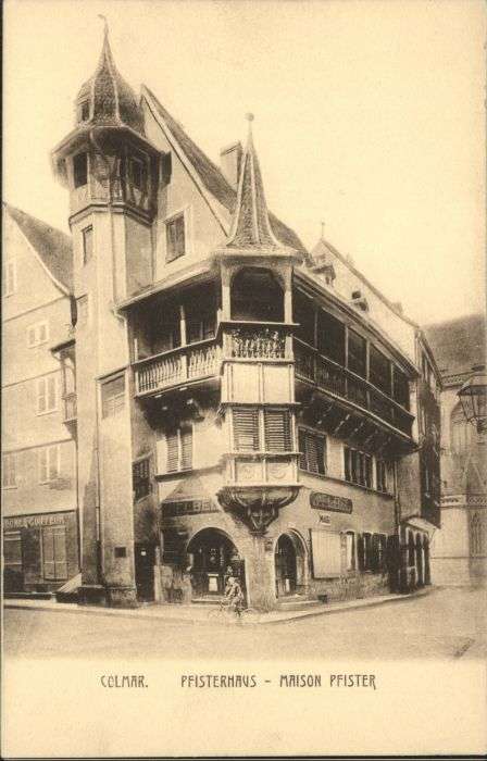 Colmar Haut Rhin Elsass Colmar Pfisterhaus