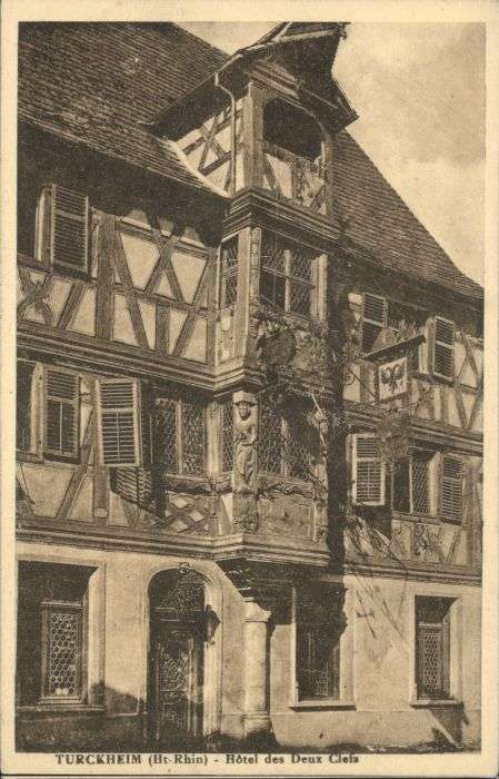 Turckheim Haut Rhin Turckheim Hotel des Deux Clefs