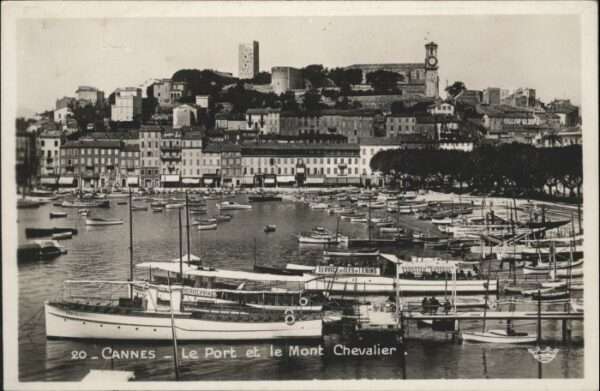 Cannes Alpes-Maritimes Cannes Le Port Le Mont Chevalier