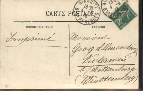 Biarritz Pyrenees Atlantiques Biarritz Le Grand Hotel le Casino Belle – Bild 2