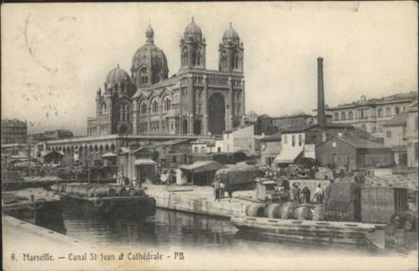Marseille Bouches-du-Rhone Marseille Canal St Jean Cathedrale