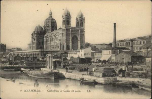 Marseille Bouches-du-Rhone Marseille Canal St Jean Cathedrale