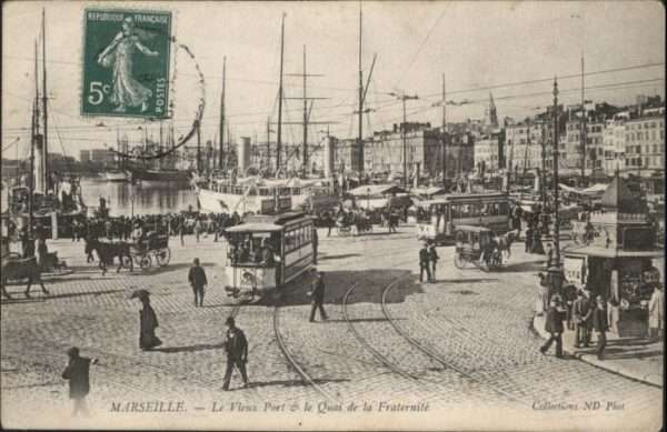 Marseille Bouches-du-Rhone Marseille Strassenbahn Hafen