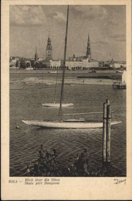 Riga Lettland Riga Duna