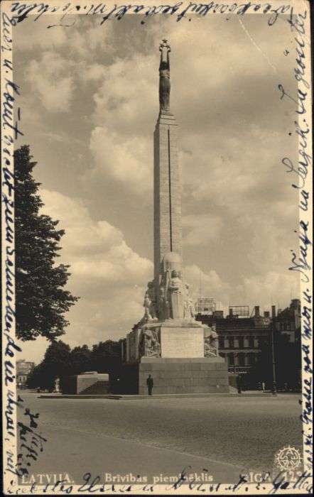 Riga Lettland Riga Latvija Denkmal