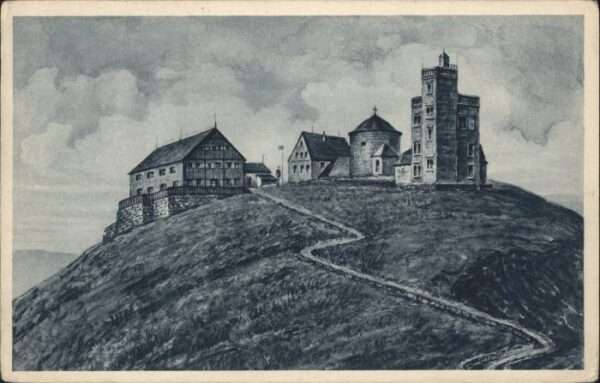 Riesengebirge Krkonose Karkonosze Riesengebirge Schneekoppe Haus