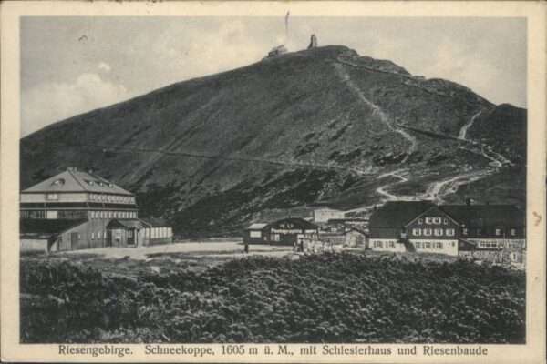 Schlesierhaus Schneekoppe Riesenbaude Riesengebirge