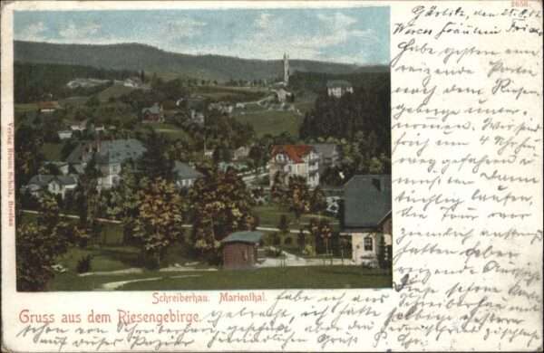 Schreiberhau Niederschlesien Schreiberhau Marienthal Riesengebirge