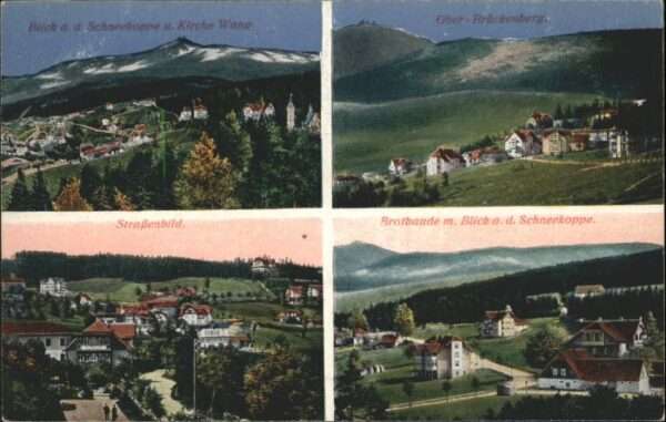Ober-Brueckenberg chneekoppe Kirche Wang Brotbaude