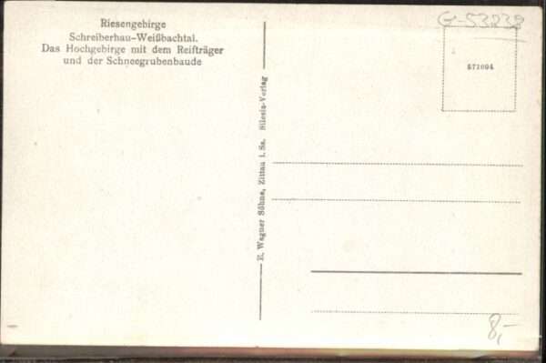 Schreiberhau Niederschlesien Schreiberhau Weissbachtal Riesengebirge – Bild 2