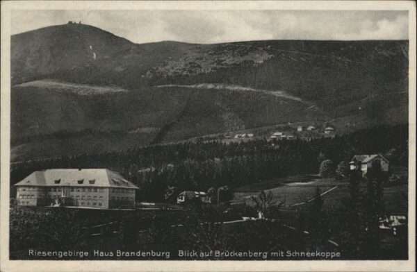 Brueckenberg Riesengebirge aus Brandenburg Schneekoppe Riesengebir