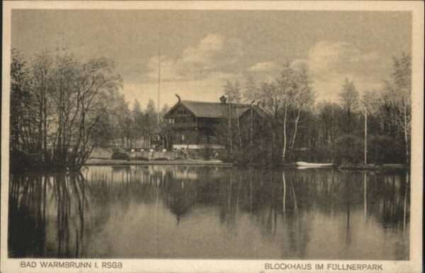 Bad Warmbrunn Schlesien Blockhaus Füllnerpark