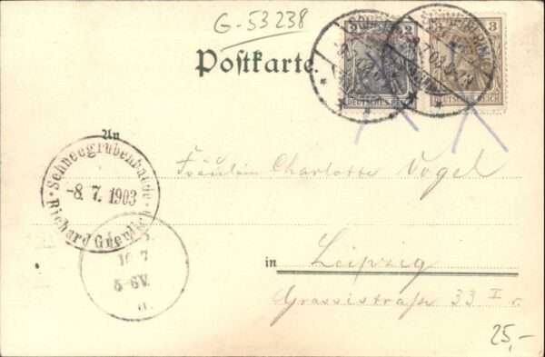 Schneegrubenbaude Künstler F. Brunner – Bild 2