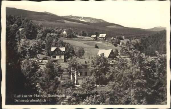 Hain Riesengebirge Schneegrubenblick