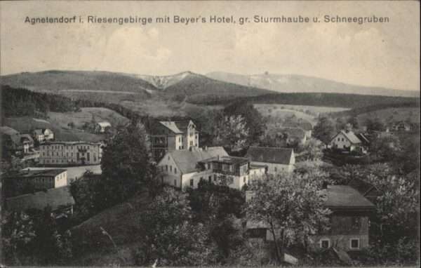 Agnetendorf Riesengebirge Beyer Hotel Sturmhaube Schneegrube