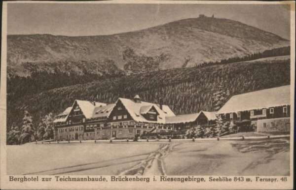 Brueckenberg Riesengebirge otel zur Teichmannbaude