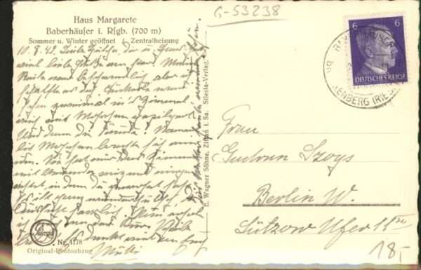 Baberhaeuser aus Margarete Riesengebirge – Bild 2