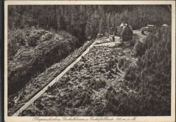 Zackelfallbaude Riesengebirge Fliegeraufnahme Zackelkla