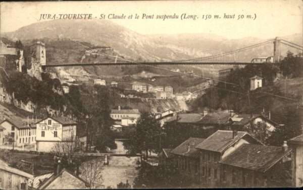 Saint-Claude Pont suspendu Brücke