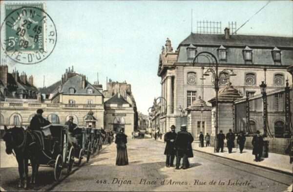 Dijon 21 Dijon Place Armes Rue Liberte Kutsche