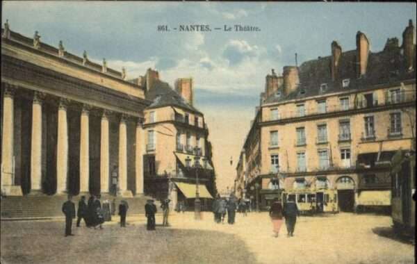Nantes Loire Atlantique Nantes Theatre Strassenbahn