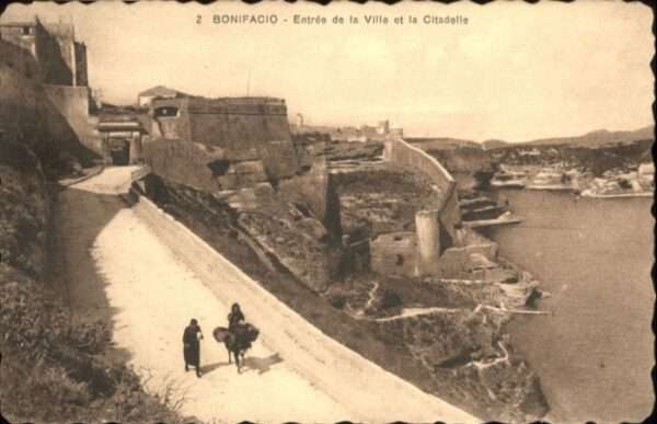 Bonifacio Corse du Sud Entree Ville Citadelle Esel