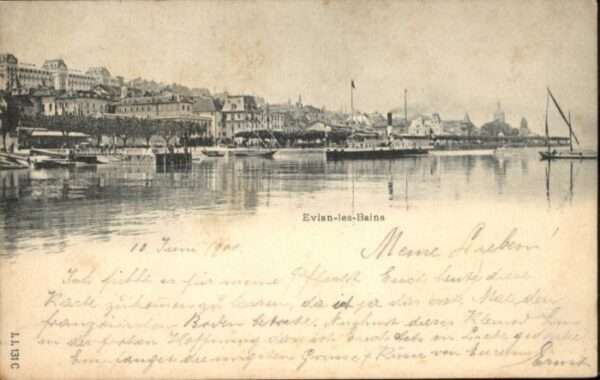Evian-les-Bains Haute Savoie Evian-les-Bains Schiff