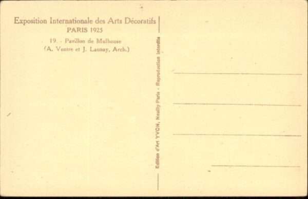 Paris Arts Decoratifs Pavillon Mulhouse – Bild 2