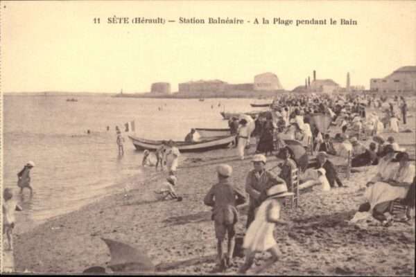 Sete Herault Sete Station Balneaire Plage pendant Ba