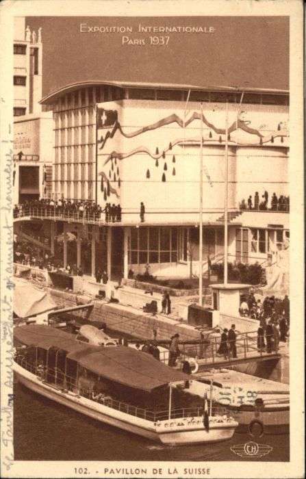 Paris Exposition Coloniale Pavillon Suisse Sc