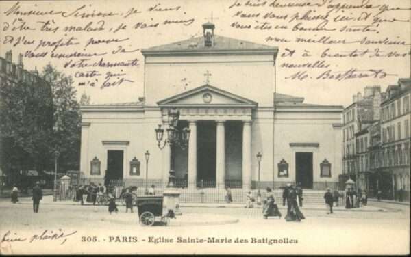 Paris Eglise Sainte Marie Batignolles