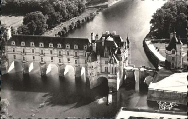 Chenonceaux Fliegeraufnahme Chateau