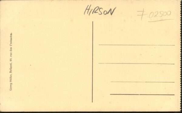 Hirson [Handschriftlich] Lazarett Pferd – Bild 2